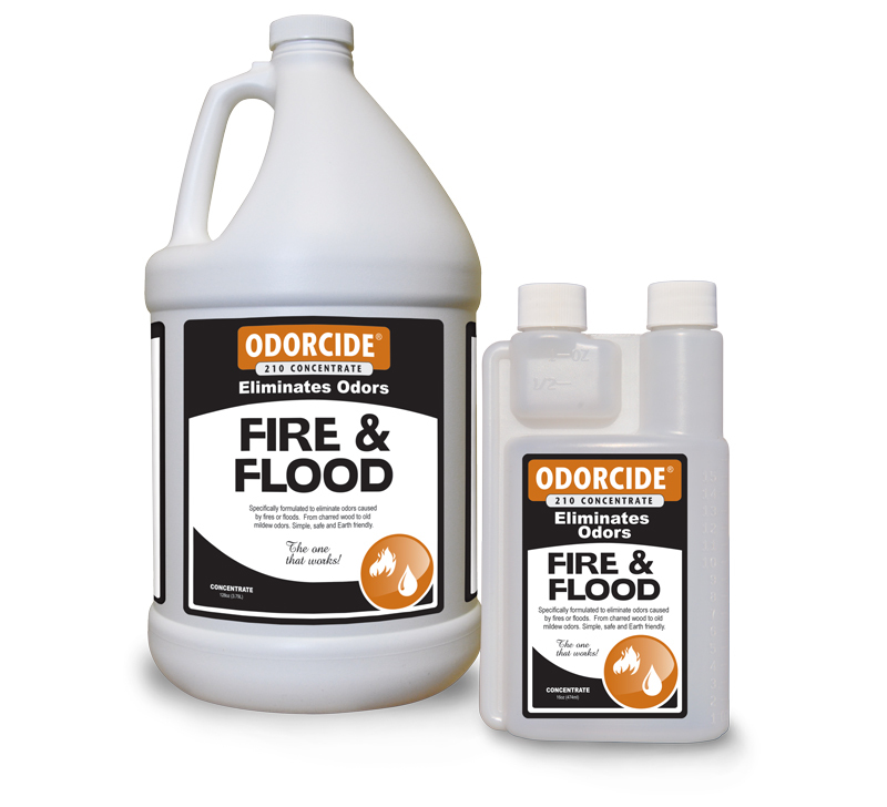 ODORCIDE 210 FIRE & FLOOD SMOKE BAD ODOR SMELL ELIMINATOR PROBLEM SOLVER GAL