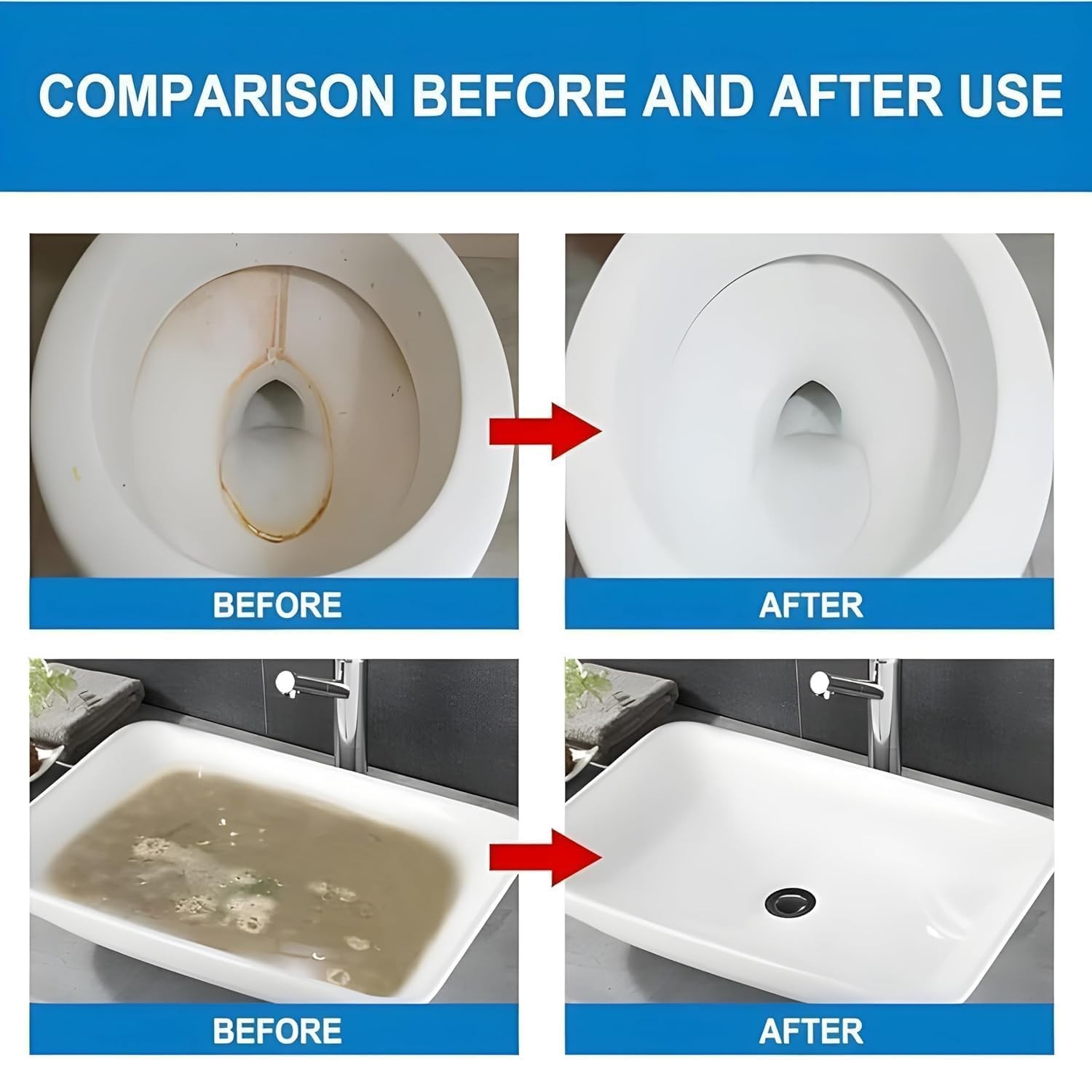 Splash Foam Toilet Bowl Stains Cleaner Powder 250g Remove Odor Stains Fresh