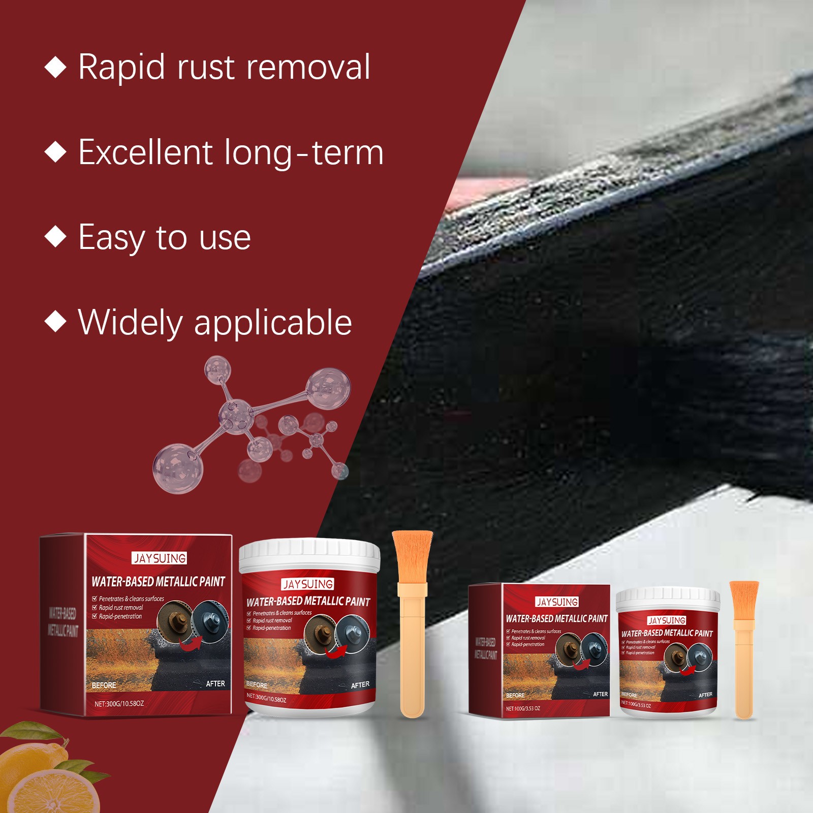 Radiator Anti Corrosion Primer – 300g Metal Paint Anti Rust Renovation 🧼