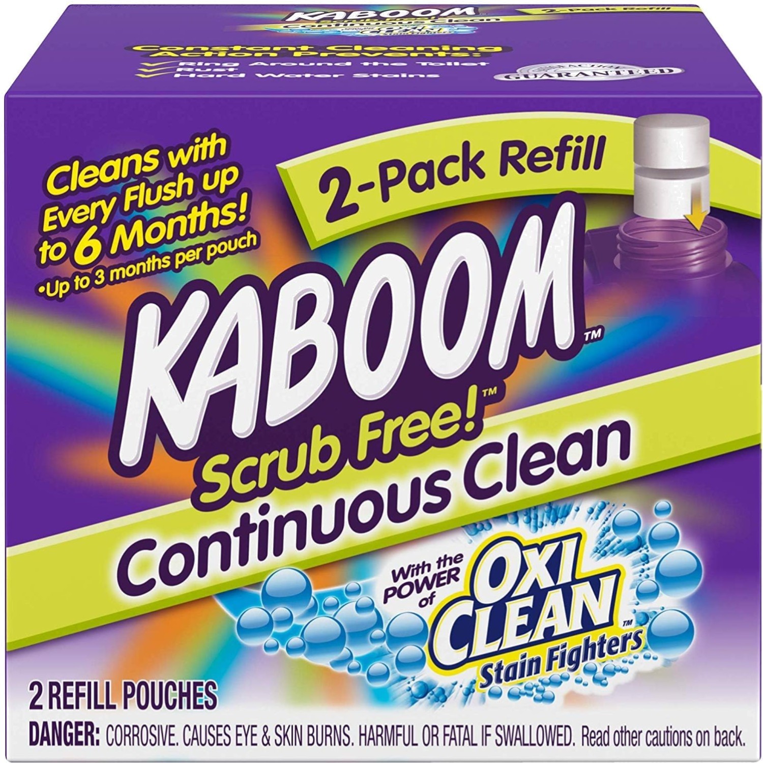 Scrub Free! Continuous Clean Toilet Refill 2 Pack