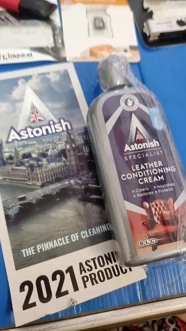 1 x 230ml Astonish Leather Cleaner & Conditioner Leather Bag Sofa Car Seat Cream