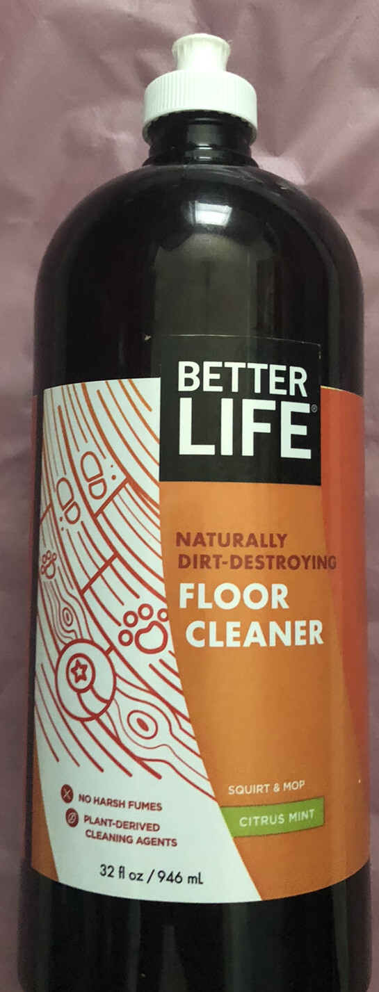 Better Life Floor Cleaner Citrus Mint 32 oz (946 ml) Simply Floored Cruelty