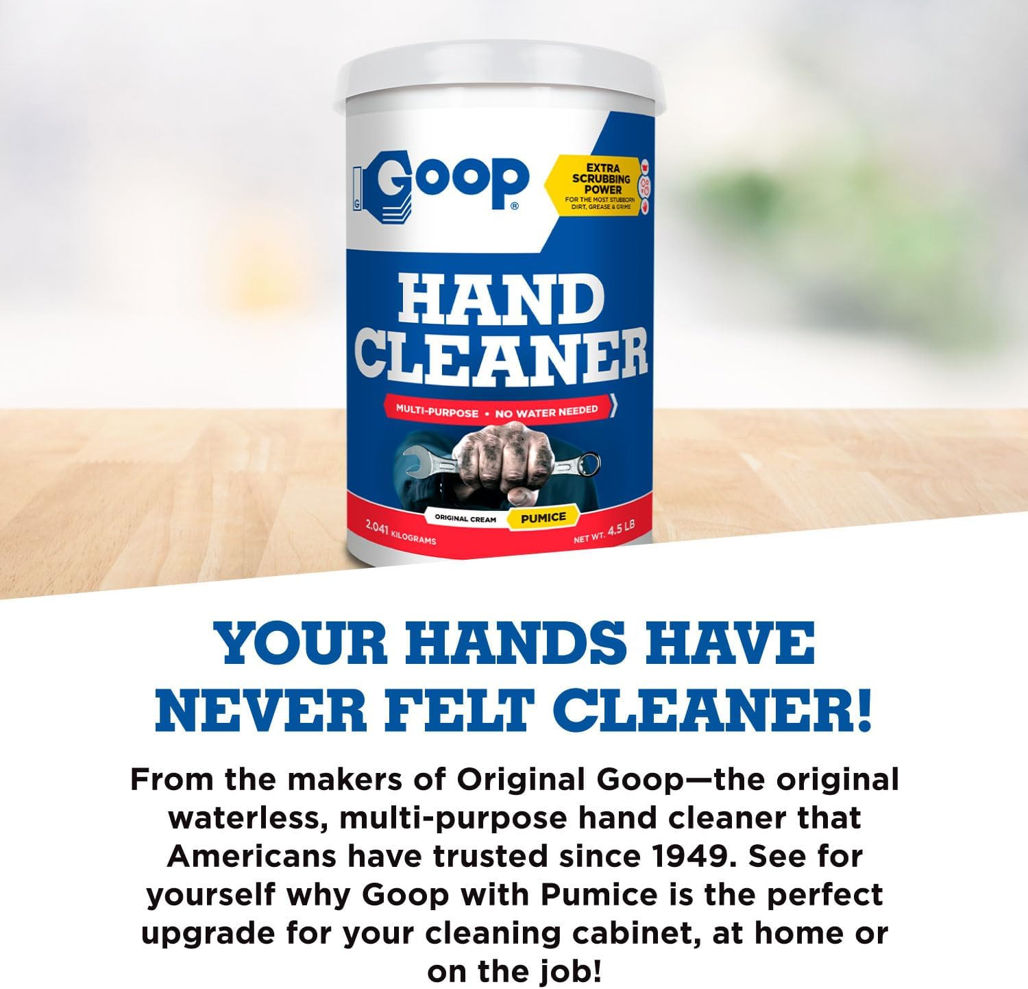 Hand Cleaner with Pumice 4.5 Lb. Can
