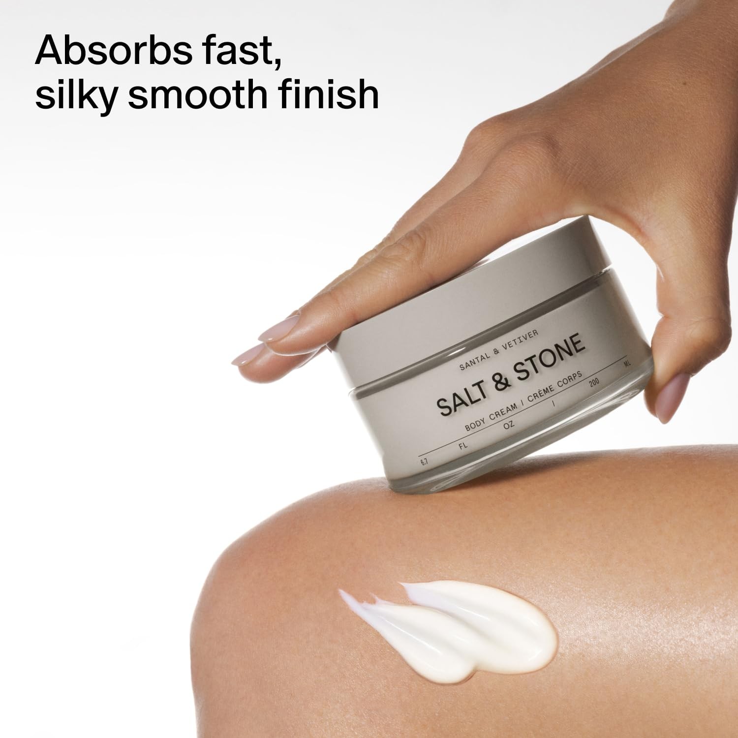 Salt & Stone Body Cream | Hydrating Formula with Seaweed Extracts, Spirulina &