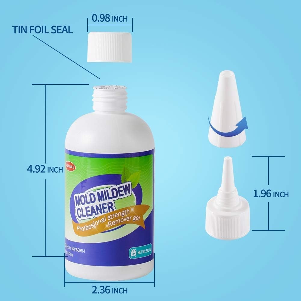 Fast-Acting Eco-Friendly Mold Cleaner Gel, 8 Fl Oz – Versatile Stain Remover