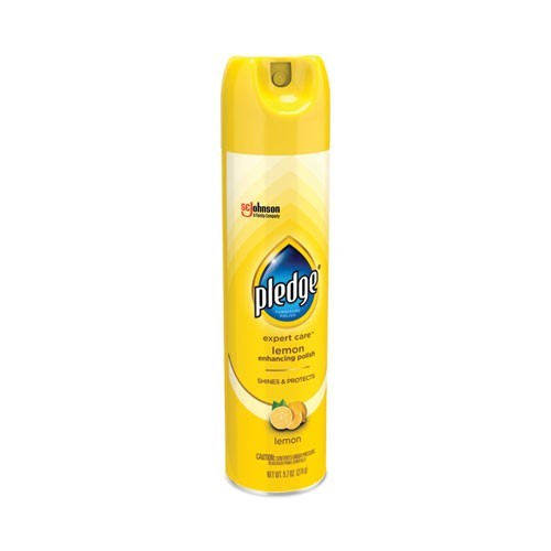 Pledge Furniture Polish, Lemon Scent, 9.7 oz Aerosol Spray