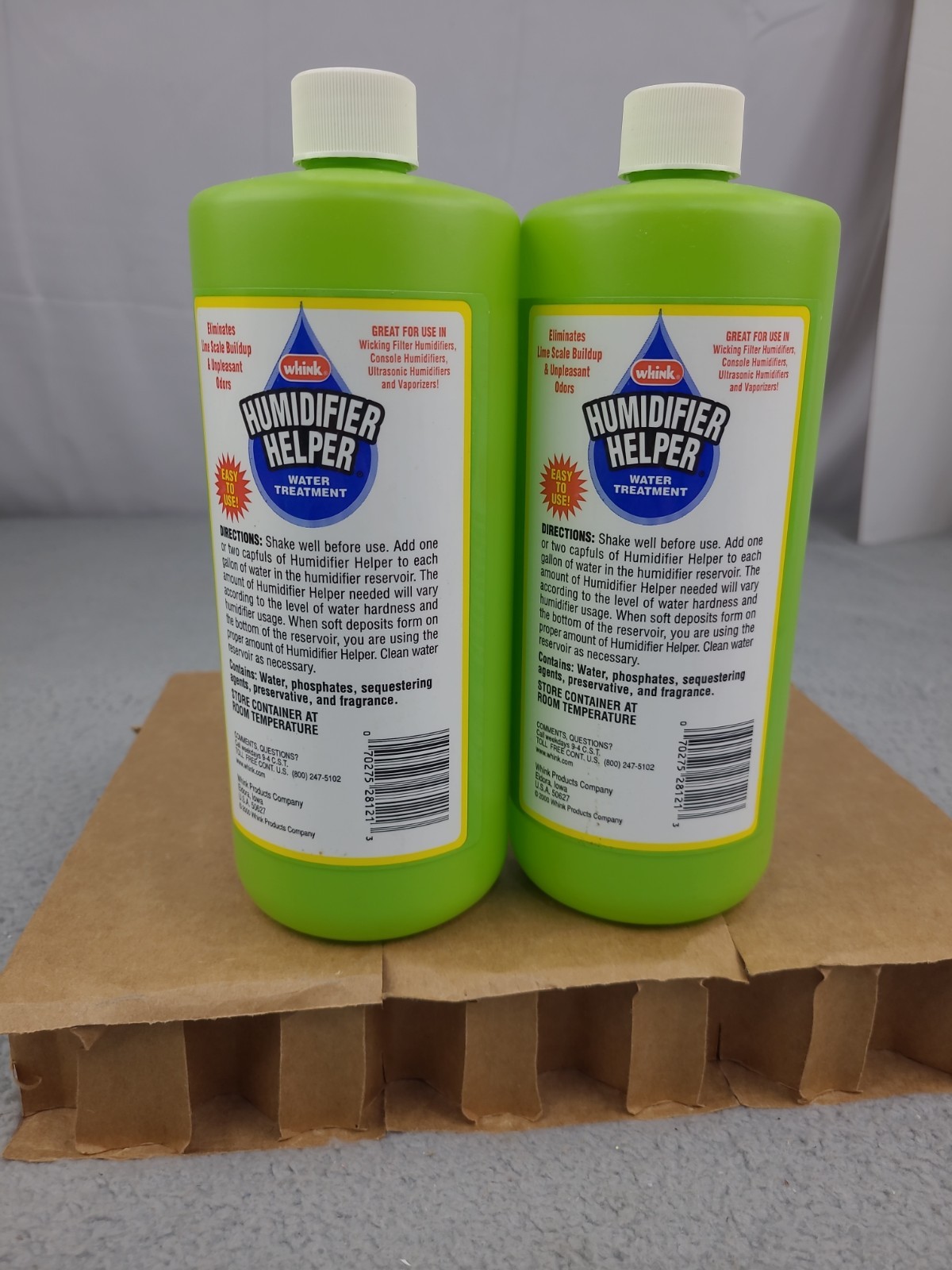 2x Whink Humidifier Helper Water Treatment 32 Oz