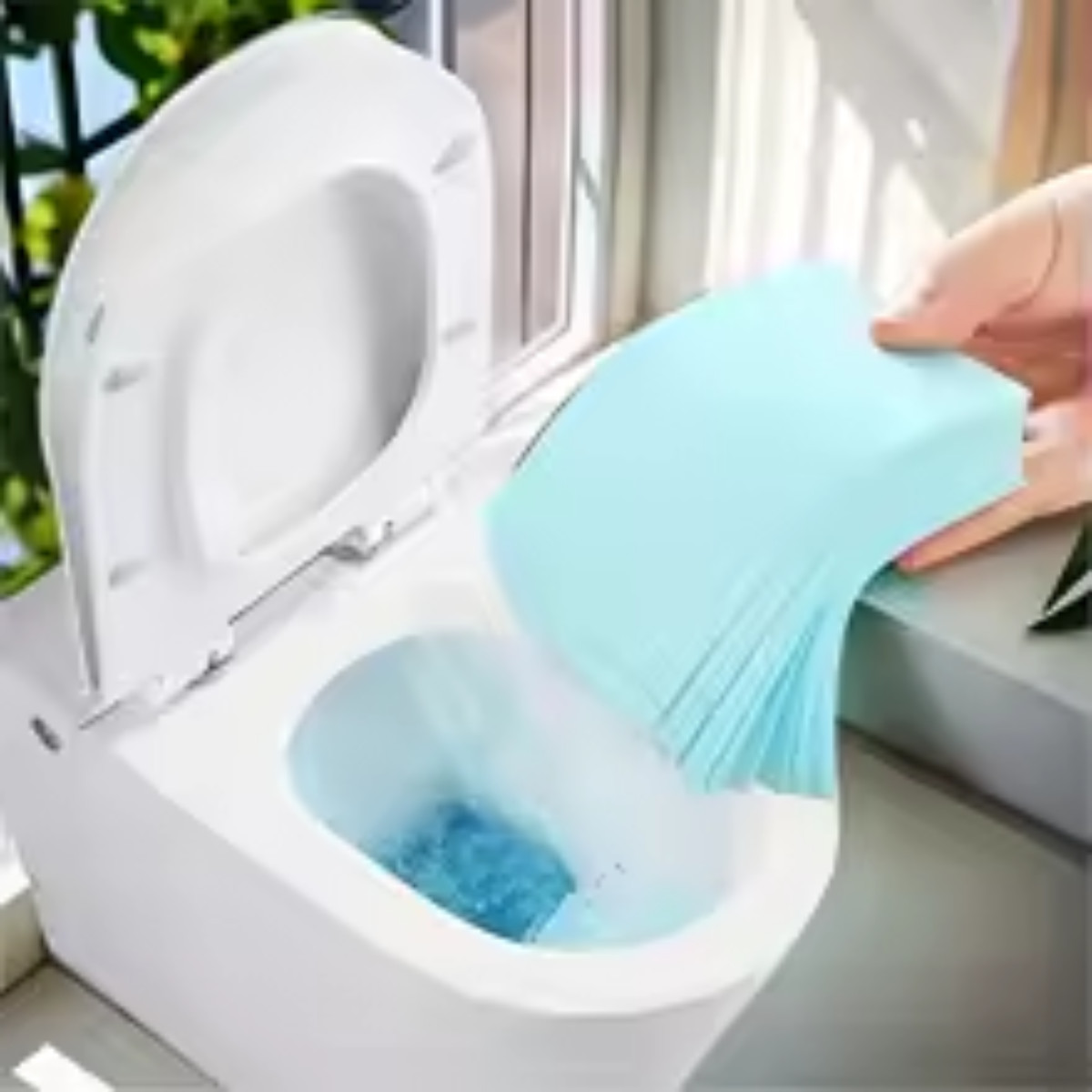 30PCS Toilet Cleaner Sheets Floor Cleaning Tablets Mopping Floor Toilet Cleaning