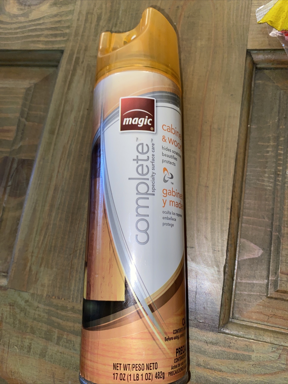 Magic Complete Cabinet & Wood Cleaner Polish Original Formula Aerosol Spray 17Oz