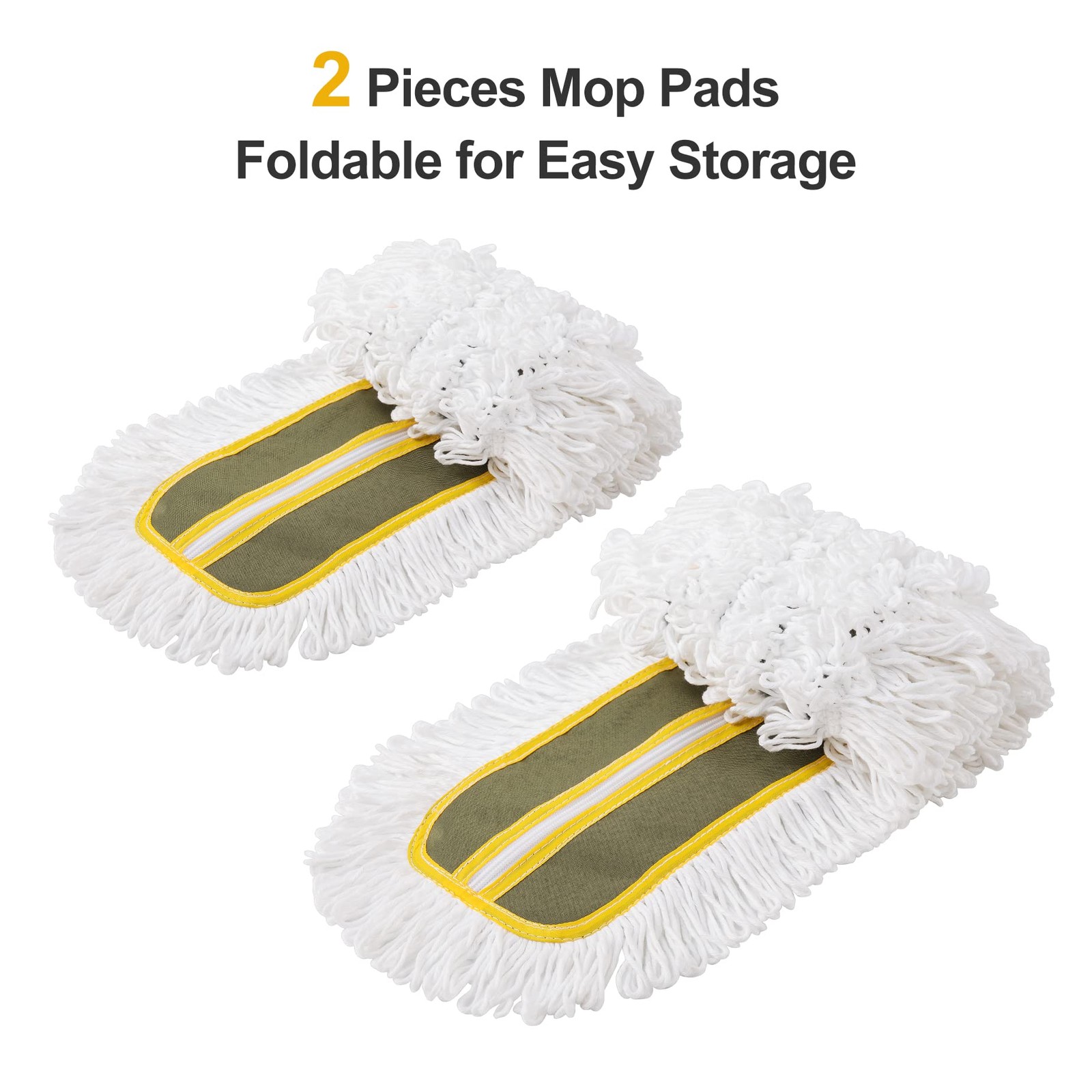 24″ Commercial Dust Mop for Floor Cleaning, Heavy Duty Floor Mop with 59” Ext…
