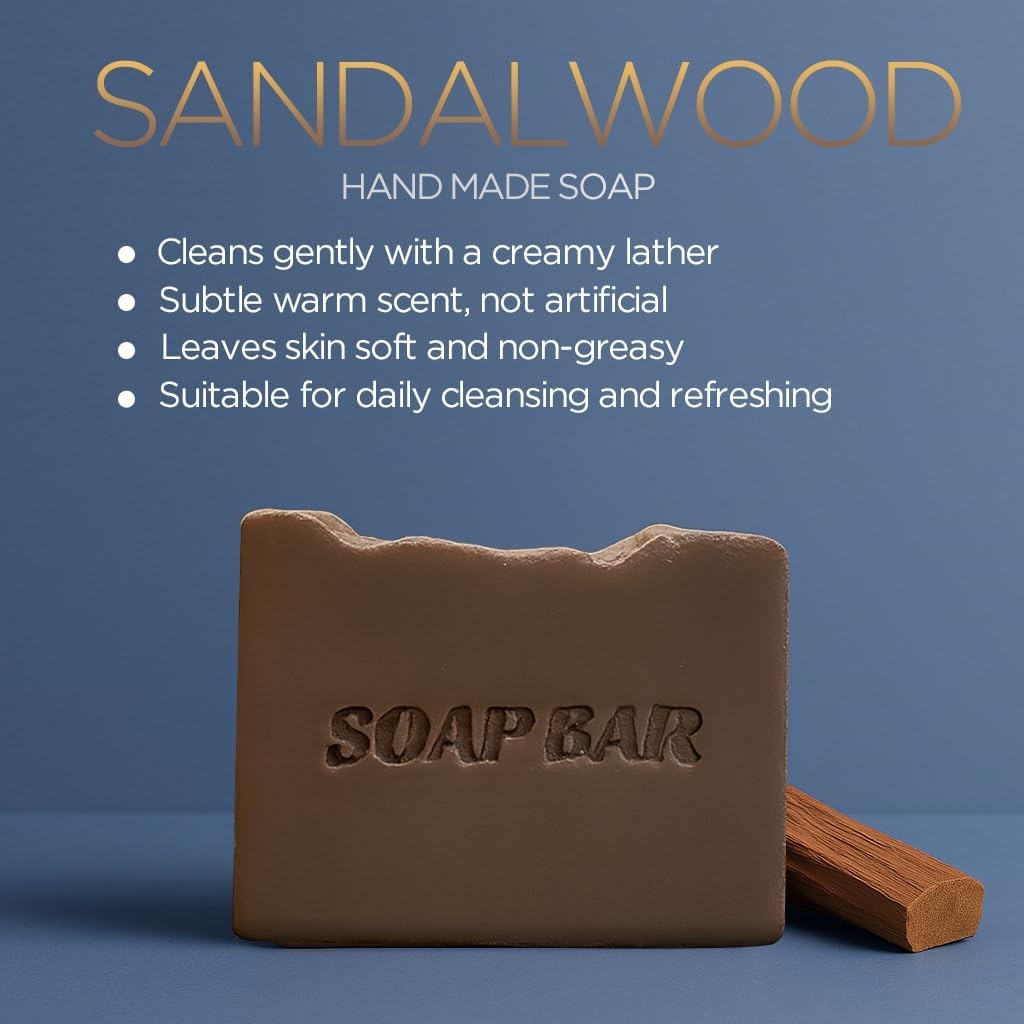 Natural Soap for Men, Soap Bar with ential Oils, Cold Pred Bar Soap