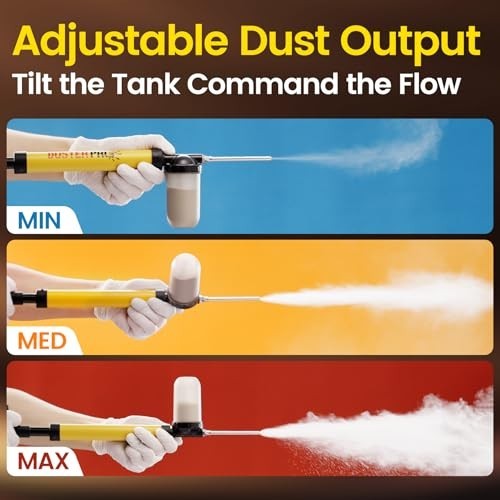 Adjustable 4FT Diatomaceous Earth Powder Duster – Pump Applicator & Sprayer
