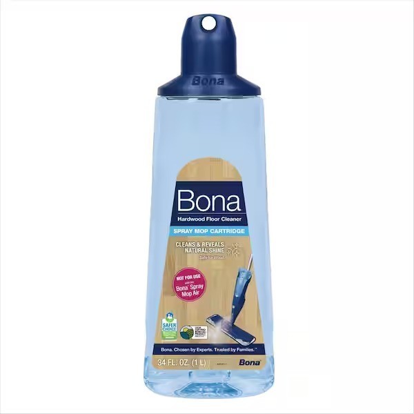 Bona 34 oz. Hardwood Floor Cleaner Refill Cartridge Residue-Free, Natural Shine