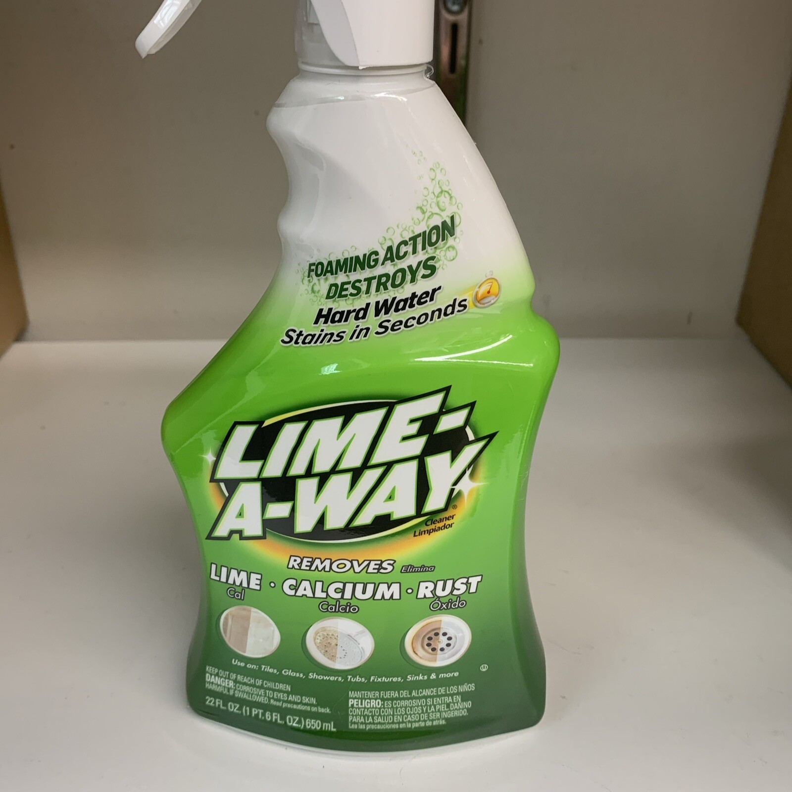 Lime-A-Way Trigger Bathroom Cleaner Spray, 22 fl oz Lot Of 9