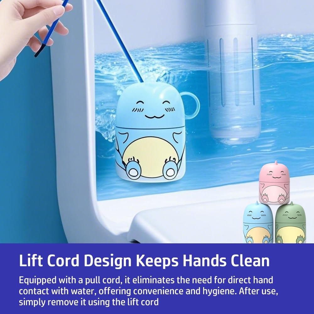 Toilet Bowl Cleaner Tank Drop In Effervescent Tablets Cute Long Lasting 90 Days