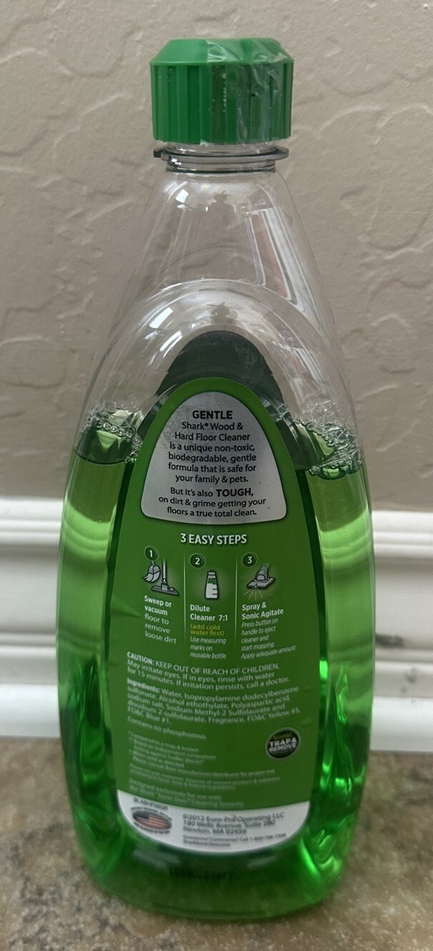 Shark Wood/Hard Floor Cleaner 28oz Italian Citrus Sonic Duo Tile Concentrate