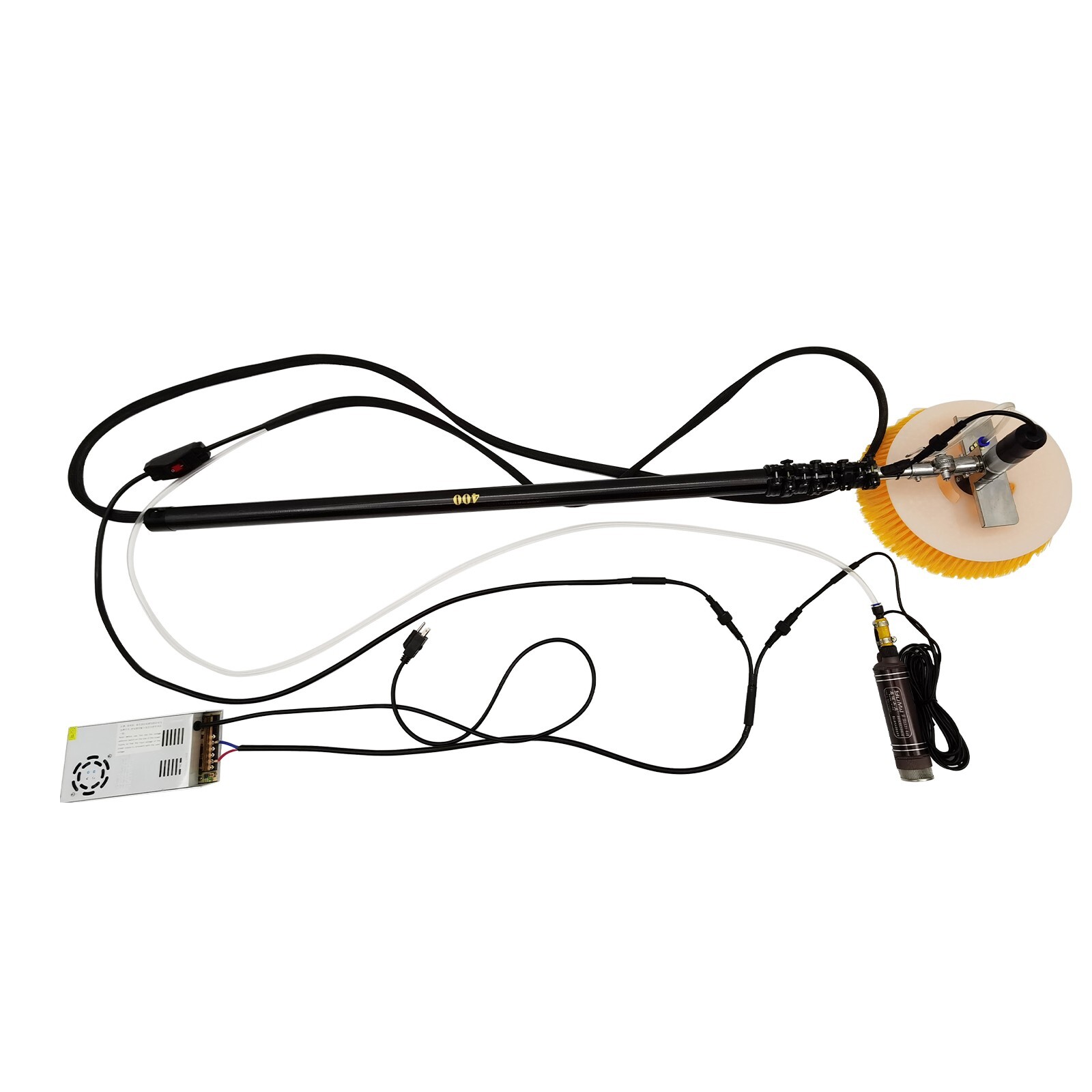 110V Handheld Single Head Electric Solar Photovoltaic Panel Cleaning Machine