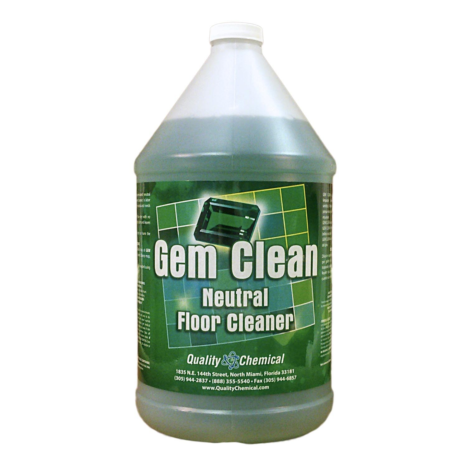 Gem Clean – a neutral floor cleaner concentrate – 1 gallon (128 oz.)