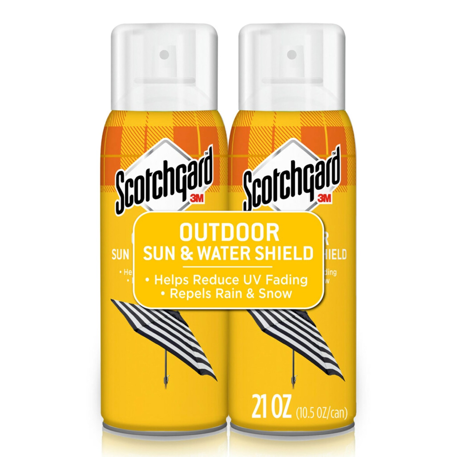 Scotchgard Sun and Water Shield, Repels 10.5 Fl Oz (Pack of 2), Transparent