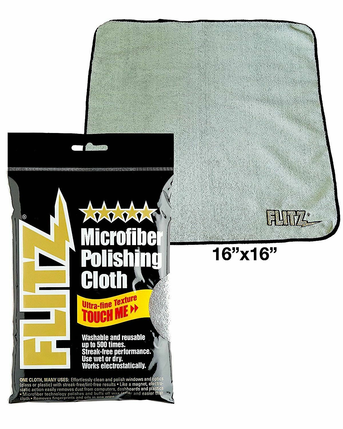 FLITZ 50 G (1.76 OZ) TUBE PROFESSIONAL POLISH W/ FLITZ POLISHING CLOTH