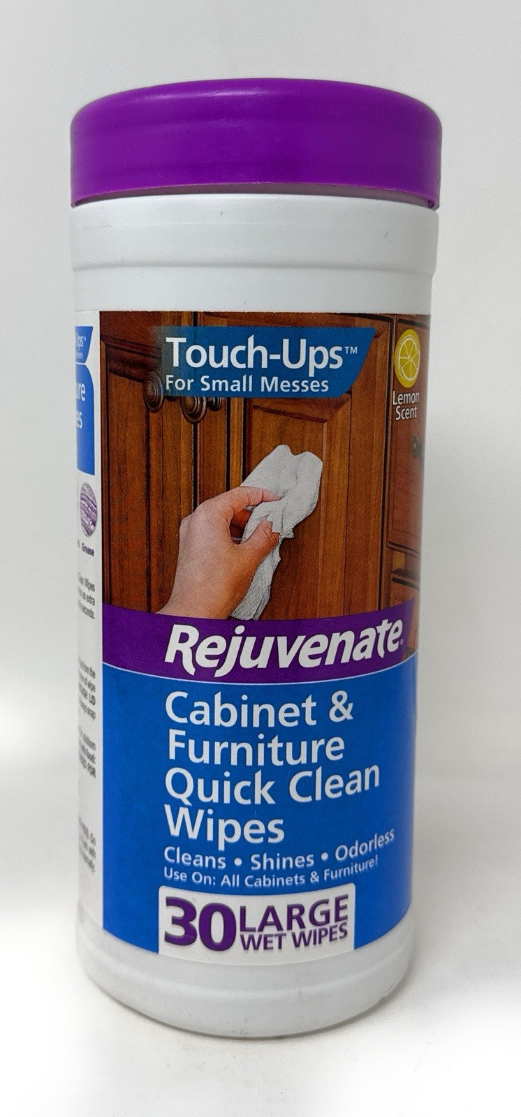 Rejuvenate Cabinet & Furniture Quick Clean Wipes – 30 Count
