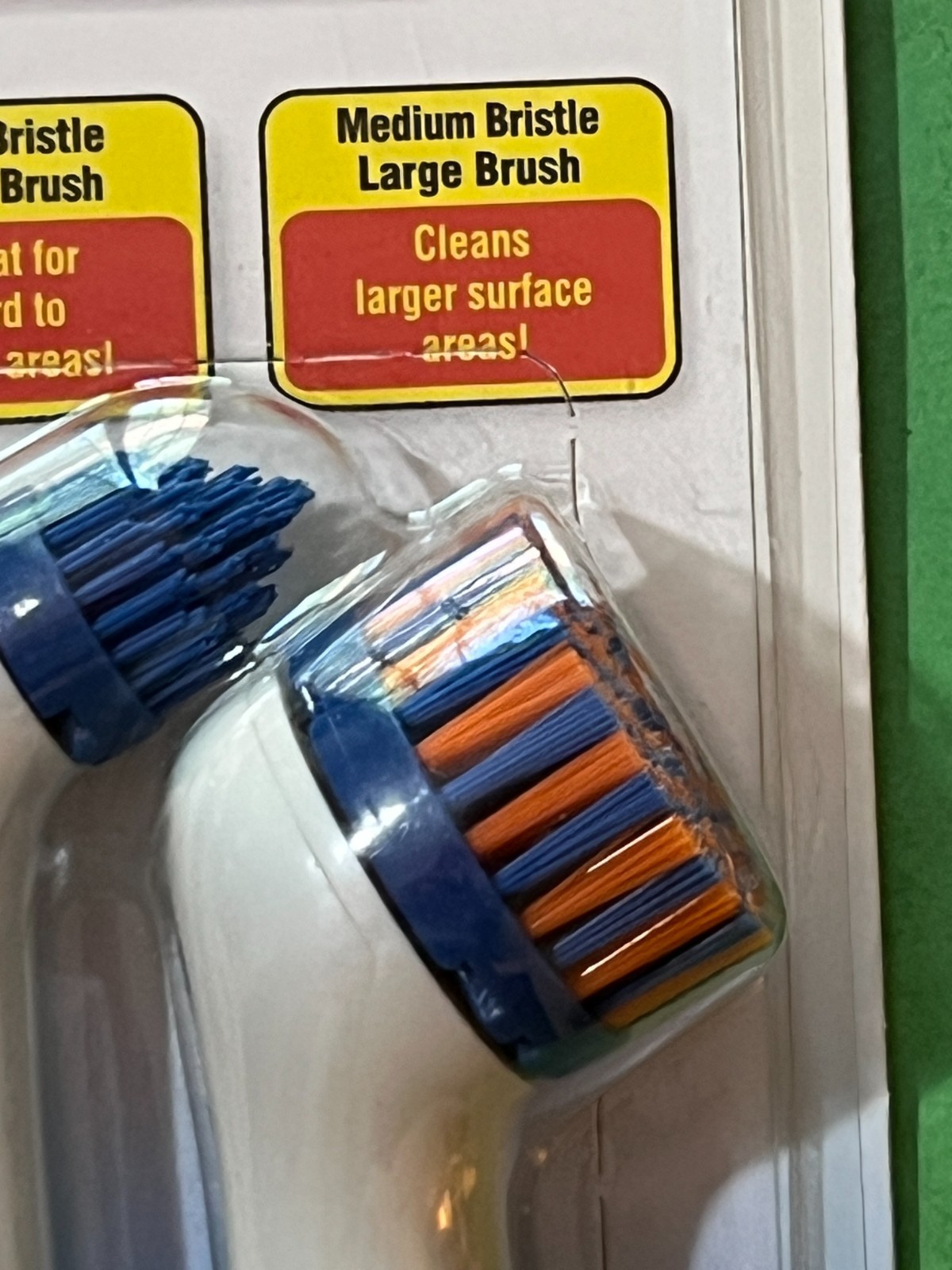 NEW! SonicScrubber Bathroom Cleaning 4 Interchangeable Brush Heads Tools Power