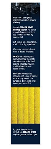 Cerama Bryte Cooktop Cleaning Pads, 10-Count 2 Pack