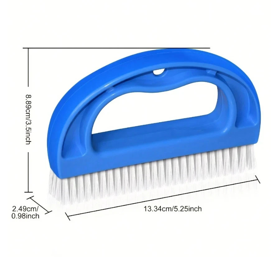 1x Heavy Duty Grout Cleaning Brush Hard Bristle Tile Shower Grout Scrubber Tool