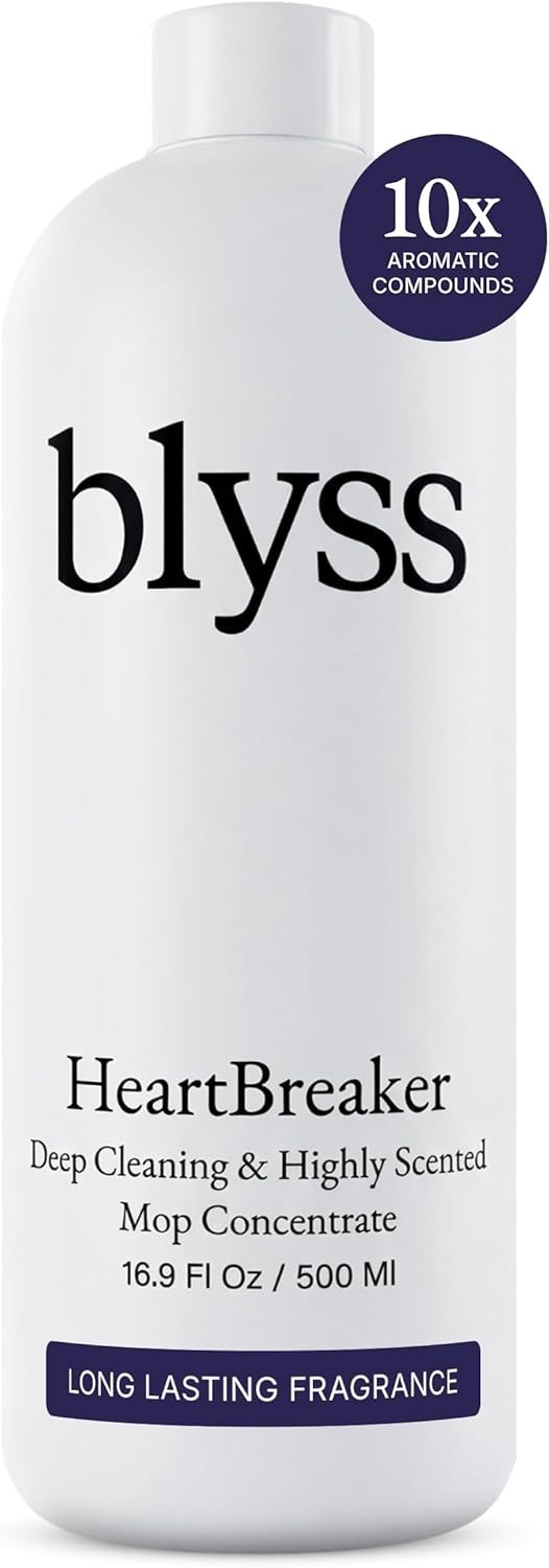 Blyss Heartbreaker Mop Soap Luxury Floor Cleaner Multi Surface Safe Use