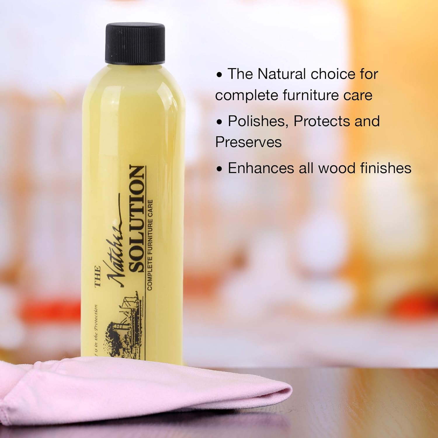 Complete Furniture Care: All Natural Wood Cleaner and Polish- Replenishes and Re