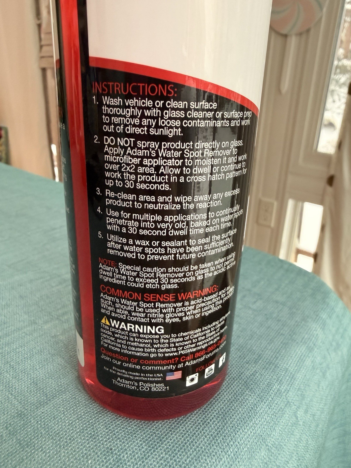 Water Spot Remover – Hard Water Stain Remover for Glass, Shower Doors, Paint,…