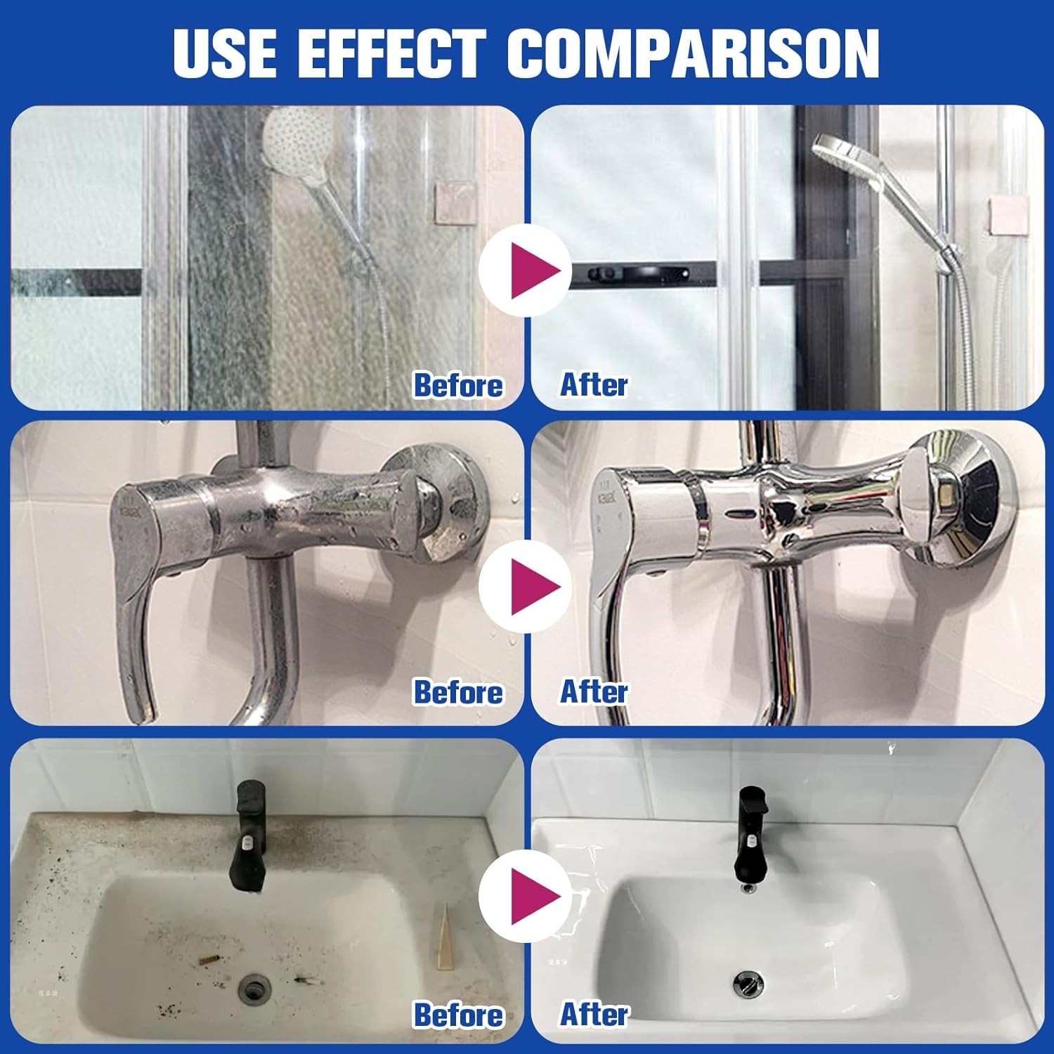 Bathroom Foam Cleaner Spray – 2 PCS Set