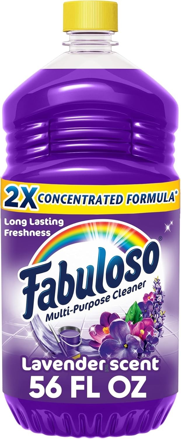 Multi-Purpose Cleaner & Floor Cleaner, 2X Concentrated, Lavender Scent, 56 fl…