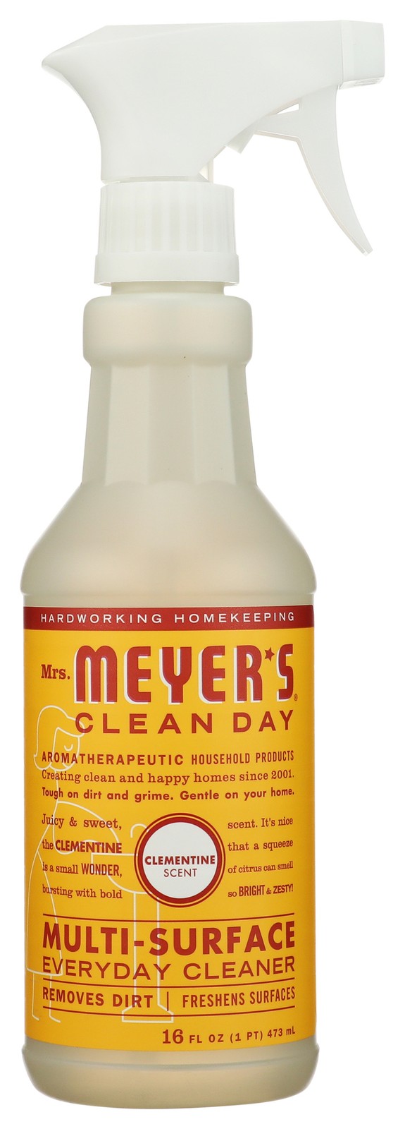 Mrs Meyers Clean Day Multi-Surface Everyday Cleaner Clementine Scent 16 6 Pack