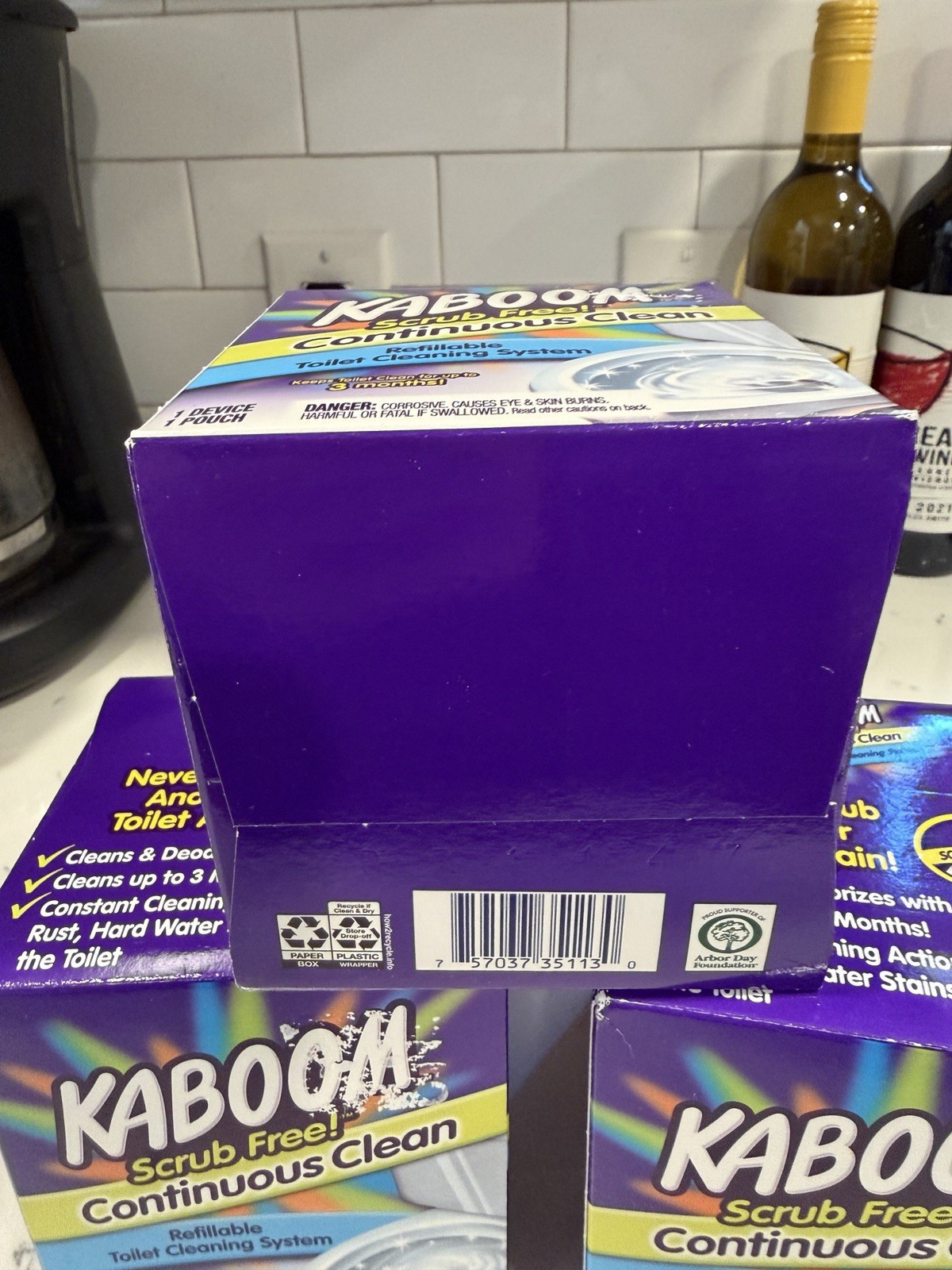 KABOOM Scrub Free Continuous Toilet Cleaning System Automatic Cleaner NEW 3 Box