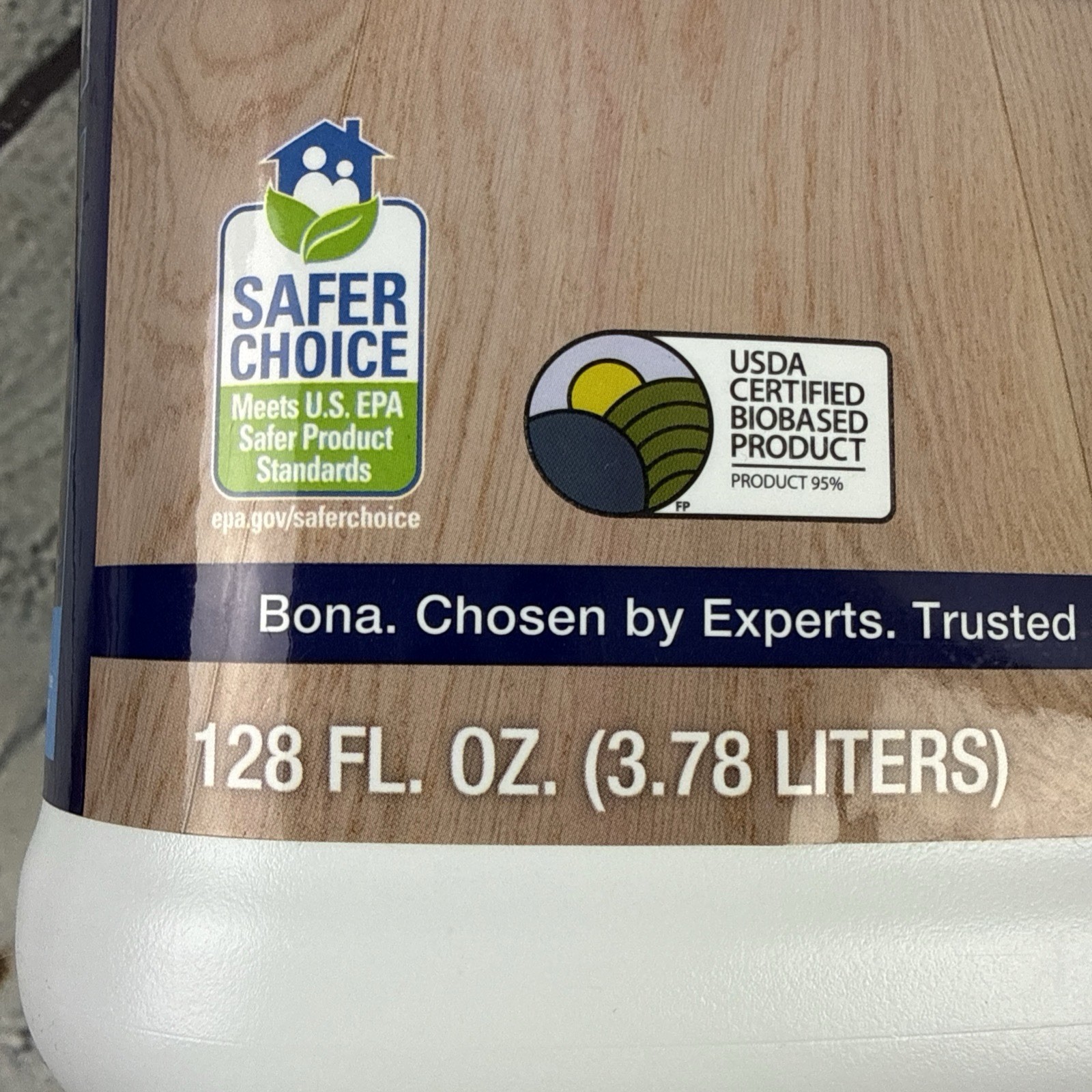 Bona Hardwood Floor Cleaner Refill – 128 fl oz 128 Fl Oz (Pack of 1),