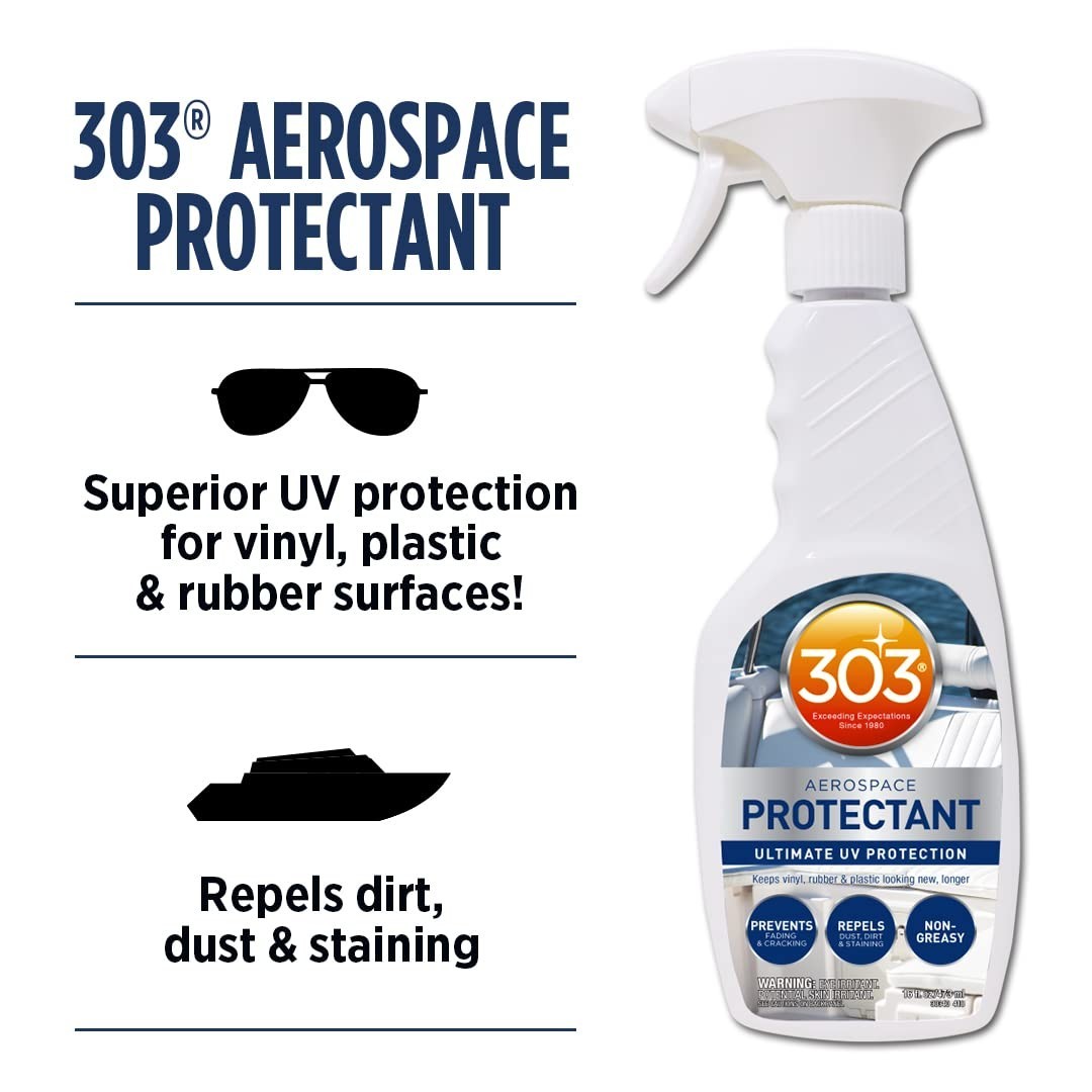Marine Aerospace Protectant – UV Protection, Dust & Dirt Repellent, 16oz, 6 Pack