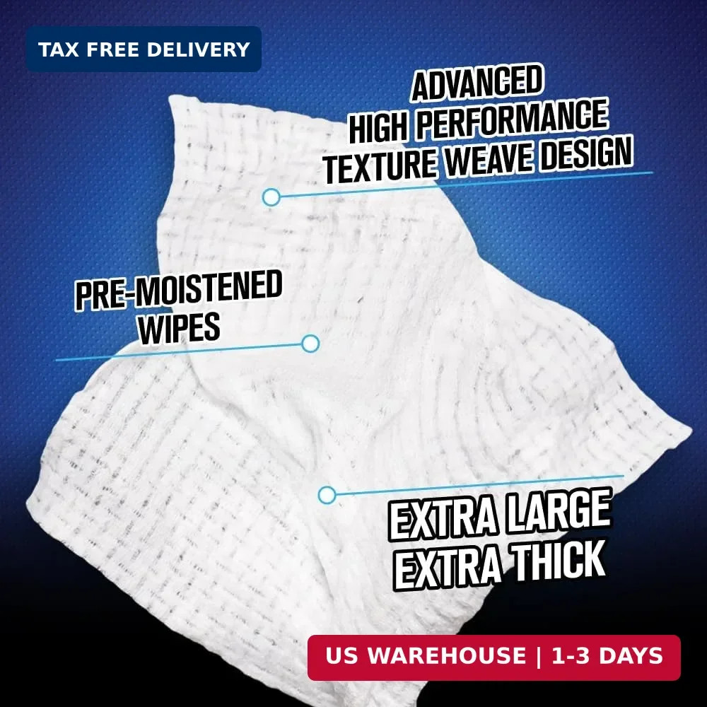 Chemical Guys, Total Interior Cleaner & Protectant Canister Wipes, 60 Count | Fo