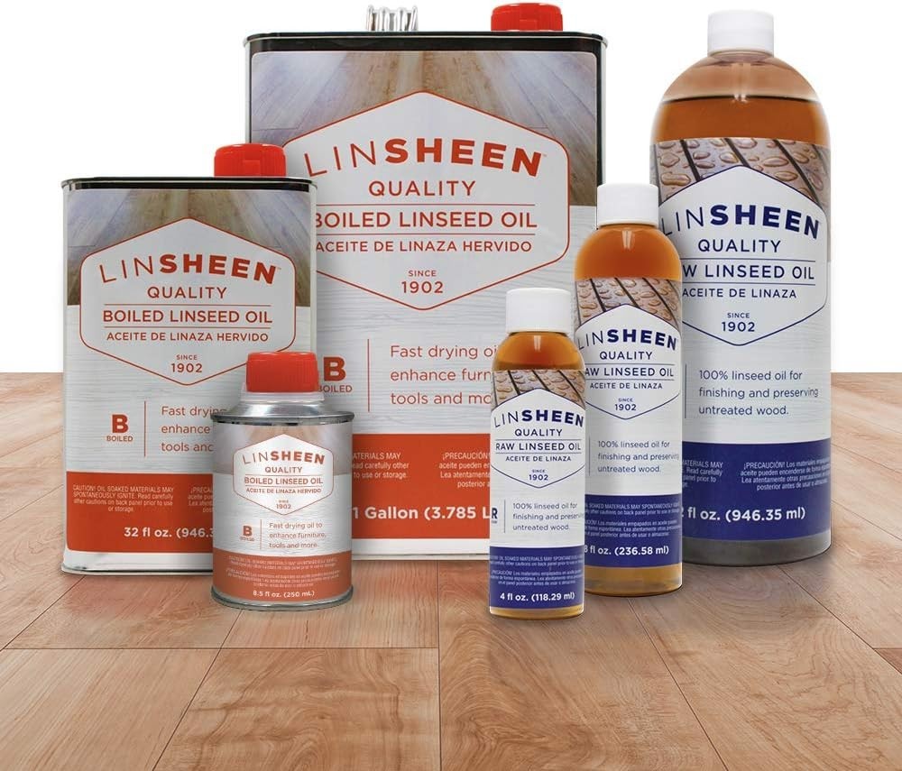 Boiled Linseed Oil for Wood Furniture Restoration