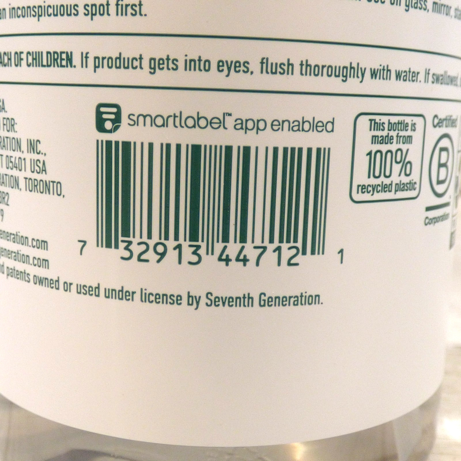 Seventh Generation Glass & Surface Cleaner Sparkling Seaside 23 oz