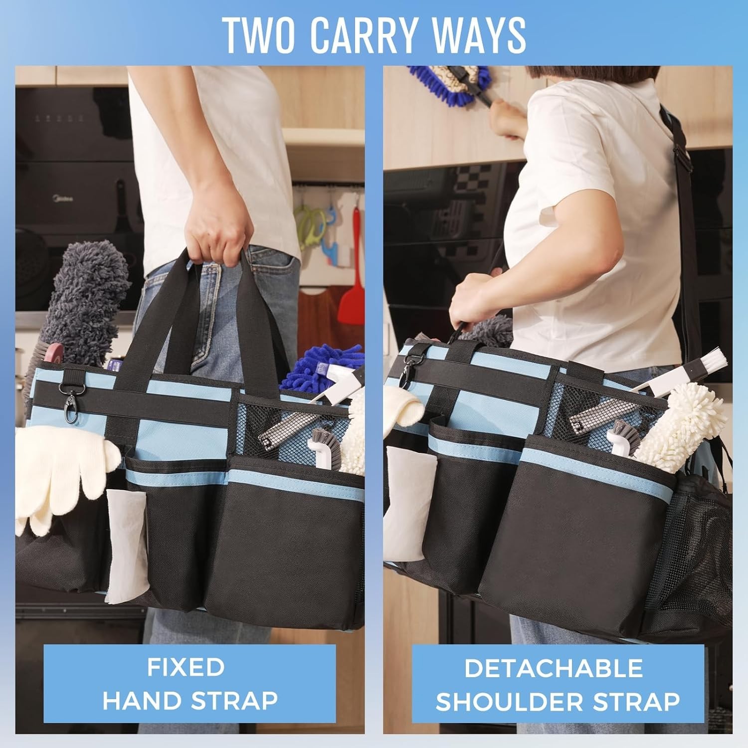 Water-Resistant Wearable Cleaning Caddy – Efficient Organizer for Housekeepers