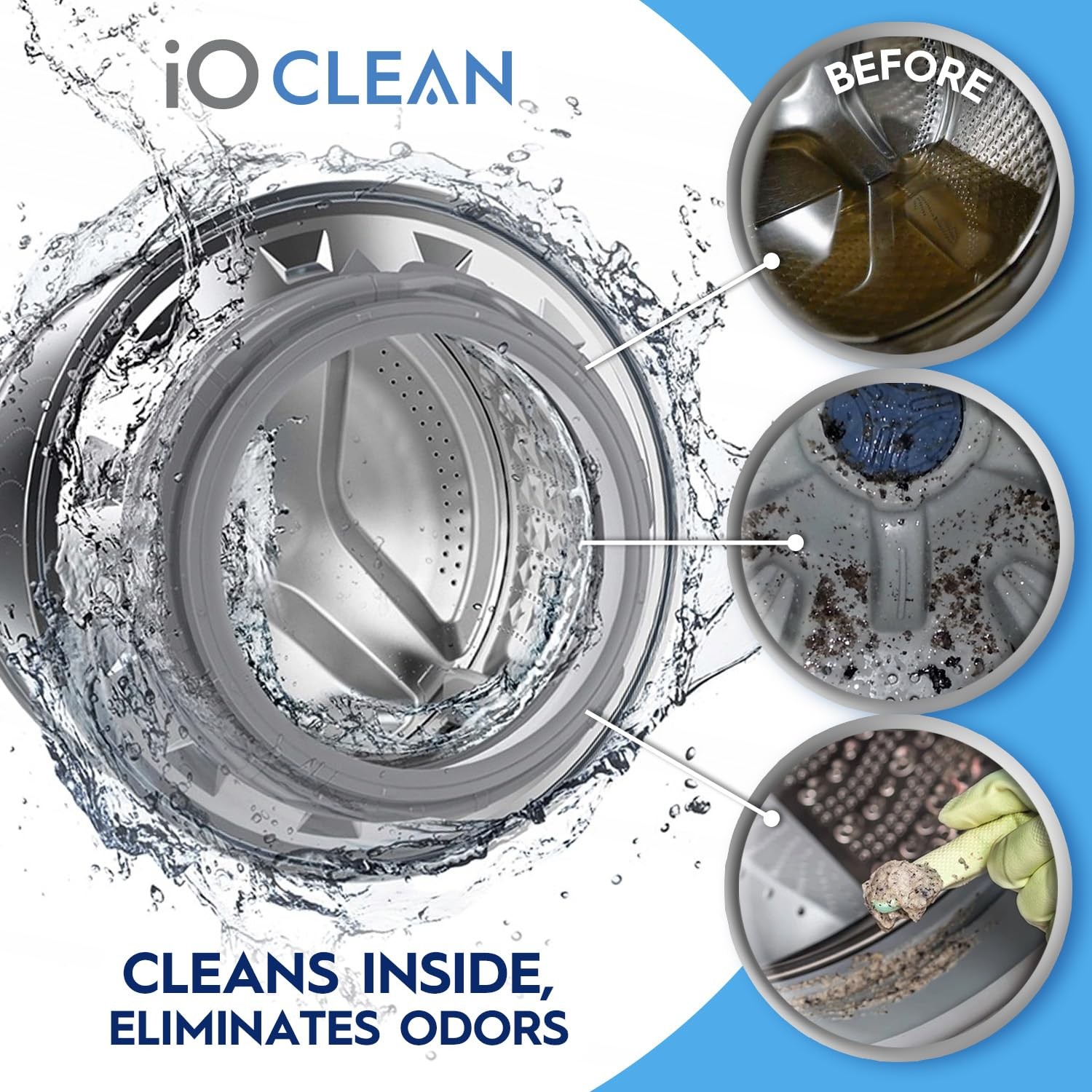 24 PCS Washing Machine Cleaner Descaler Tablet Deep Clean Washer 1 Year