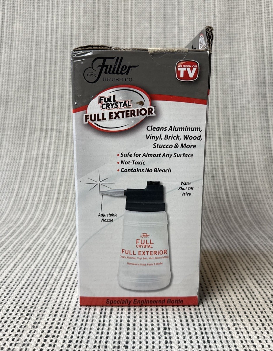 Fuller Brush Full Crystal Full Exterior Cleaner Sprayer 4oz Powder As Seen on TV