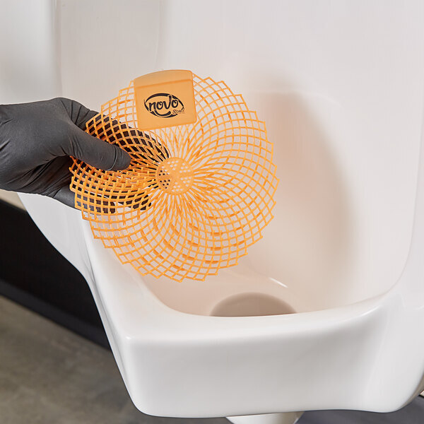 (ONE UNIT) NOBLE MEN’S URINAL SCREEN MANGO SCENTED GEL DEODORIZING/ECO-FRIENDLY