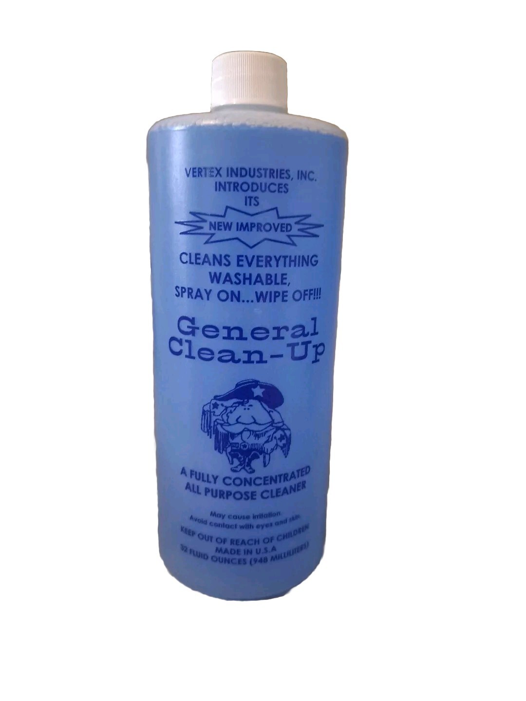 Concentrated All Purpose Cleaner. 32 Fluid Ounces.
