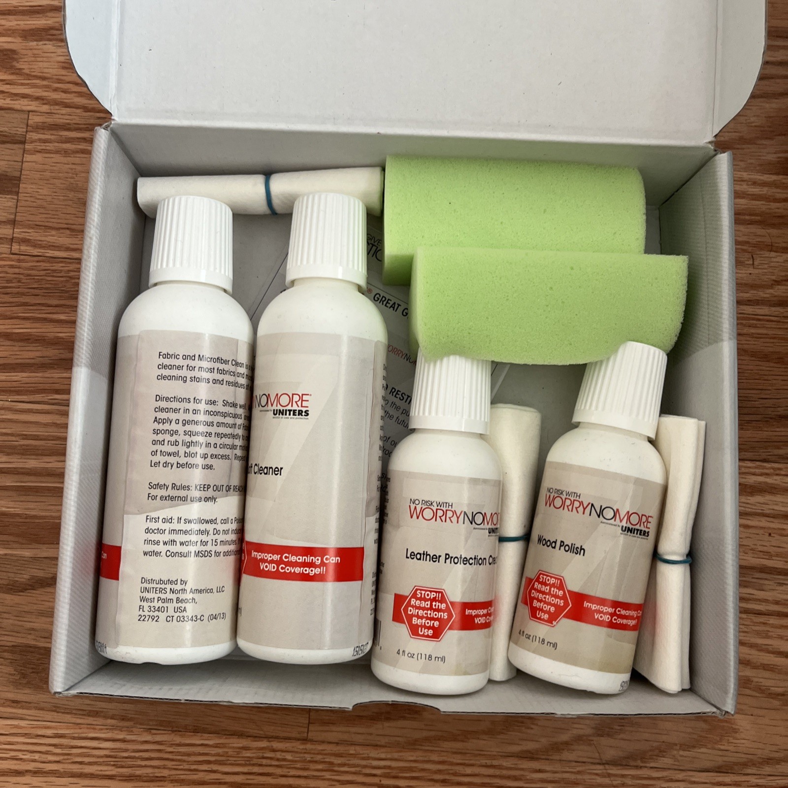 WorryNoMore Uniters Furniture Cleaning Protection Kit Fabric Leather