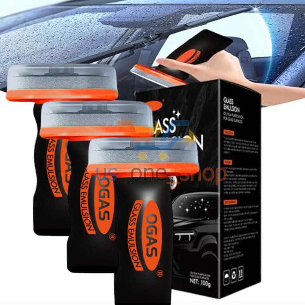 Glass Oil Film Remover for Car, Oil Film Remover for Car Windshields and Windows