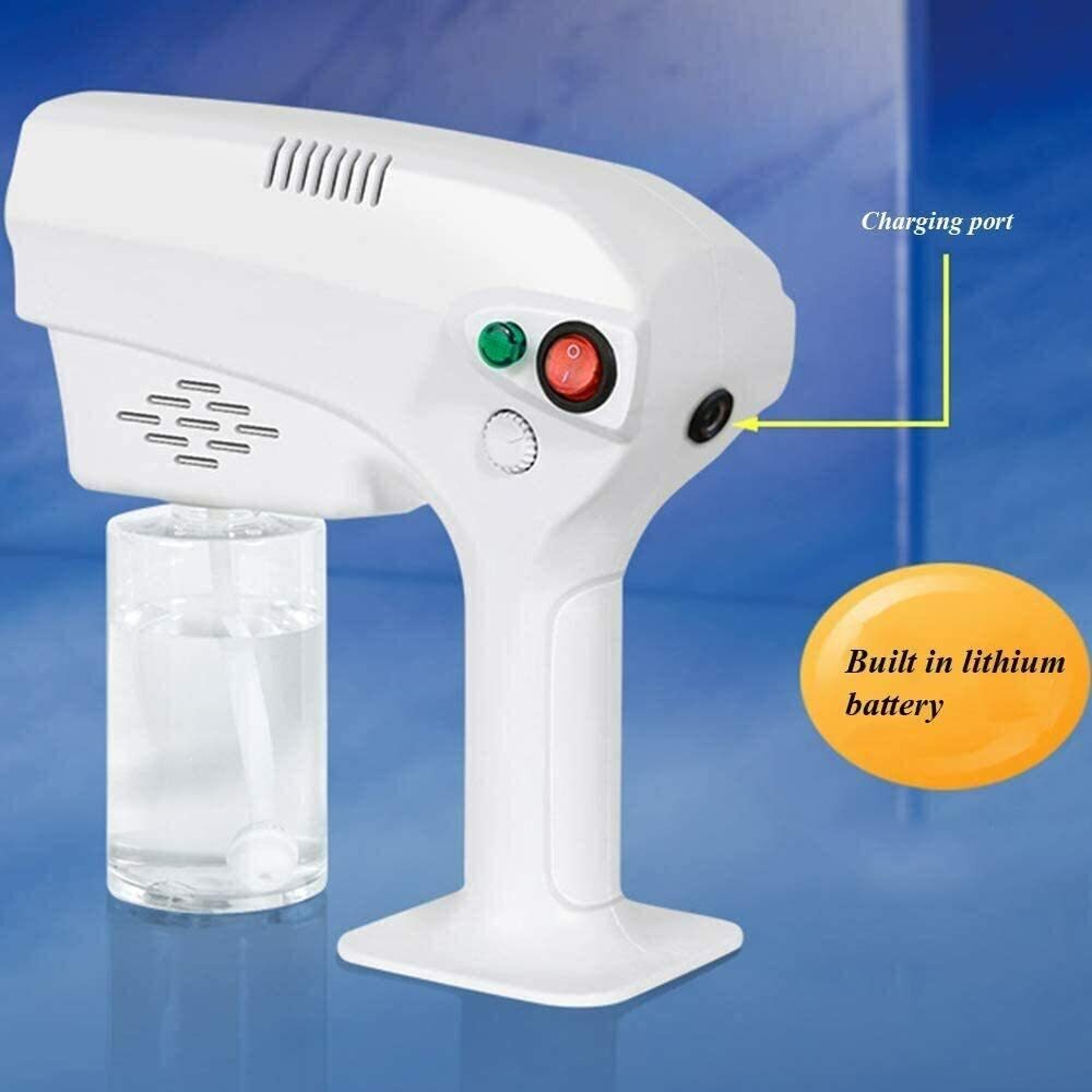Blue Lighter Handheld Nano Steam Atomizer, Fogger Machine Disinfectant Sprayer.