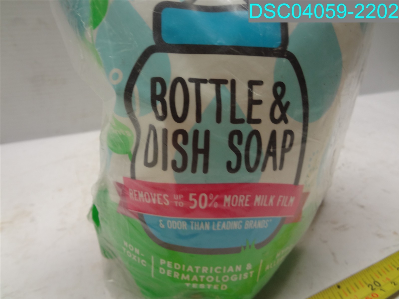 QTY=68 OZ:(2 X 34 OZ)Dapple Refill Pack Baby Bottle and Dish Liquid 892245001344