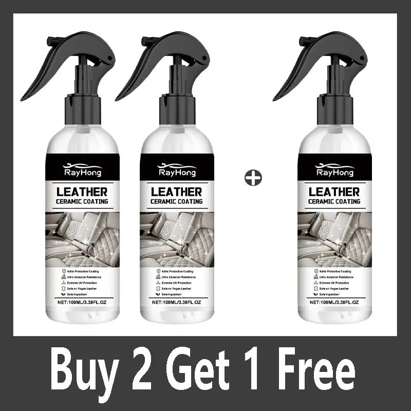 Multi Purpose Car Interior Cleaner Spray Wash Free Ceiling Leather Fabric Seat C